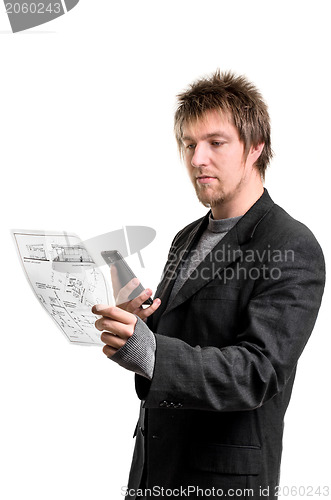 Image of Young man in business suit