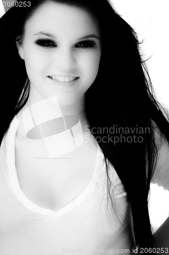 Image of Portrait of a beautiful young woman
