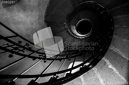 Image of Round stairs in a church