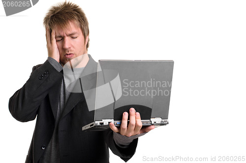 Image of Young man in business suit