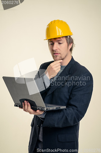 Image of Young man in business suit