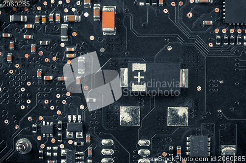 Image of Electronic board closeup photo