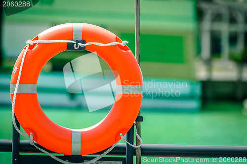 Image of Lifeguard on a boat