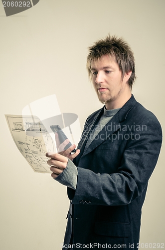 Image of Young man in business suit