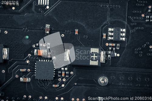 Image of Electronic board closeup photo