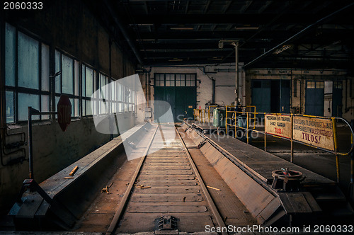 Image of An abandoned industrial interior