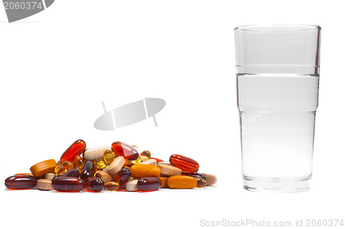 Image of Medicine on white background