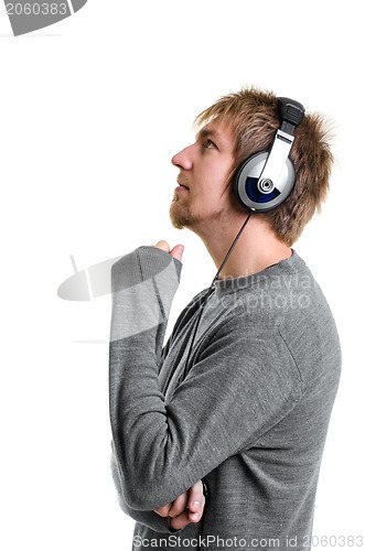 Image of Young man with headphones