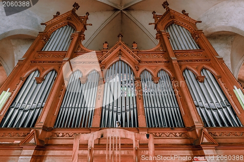 Image of Beautiful organ with a lot of pipes