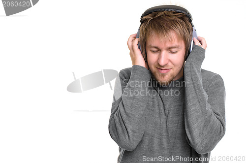 Image of Young man with headphones