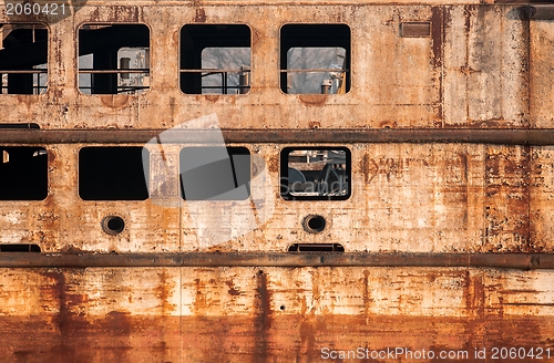 Image of Photo of an industrial ship