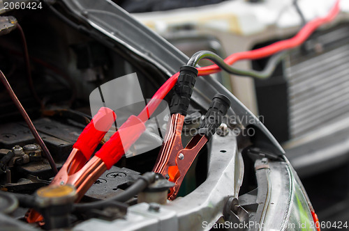 Image of Charging car with electricity