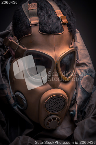 Image of Man in protective suit