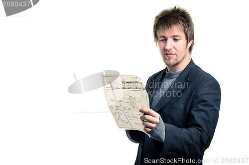 Image of Young man in business suit