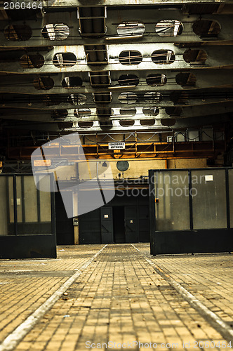 Image of An abandoned industrial interior