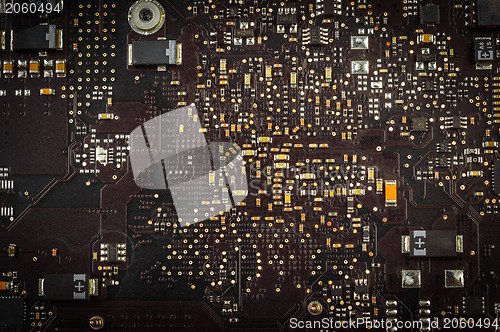 Image of Electronic board closeup photo