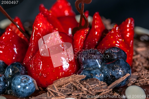 Image of Closeup of a delicious dessert