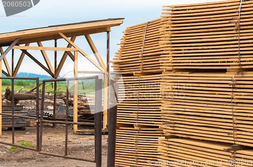 Image of Stack of wood