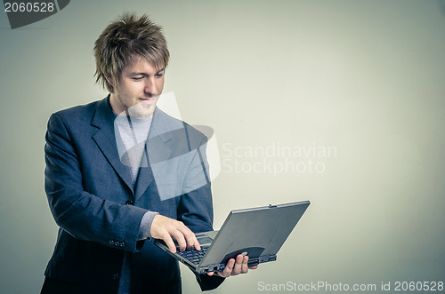 Image of Young man in business suit