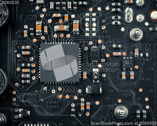 Image of Electronic board closeup photo