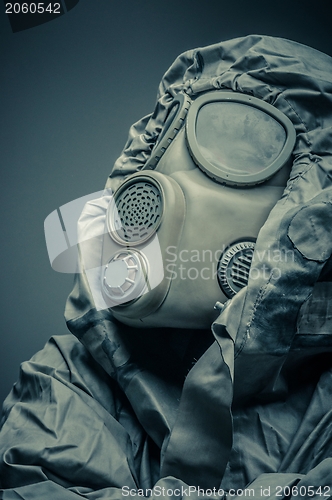 Image of Man in protective suit