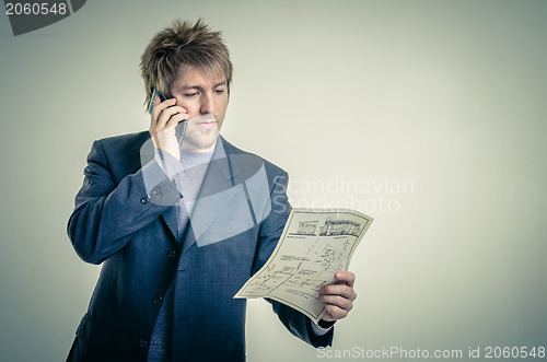 Image of Young man in business suit