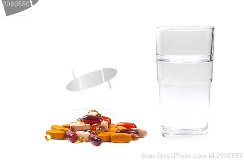 Image of Medicine on white background