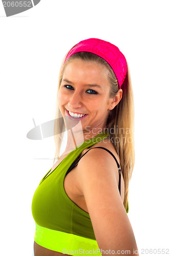 Image of Young instructor girl