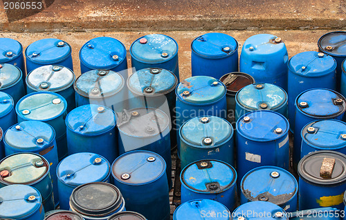 Image of Chemical waste dump with a lot of barrels