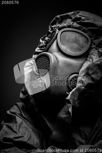 Image of Man in protective suit