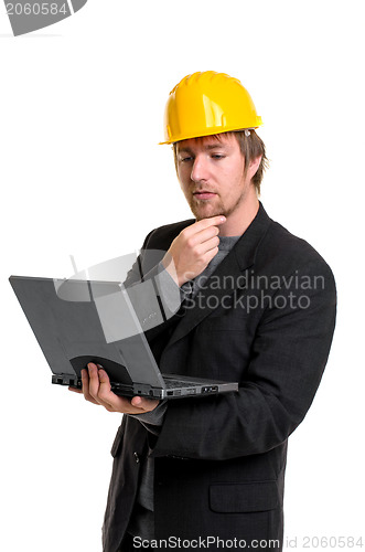 Image of Young man in business suit