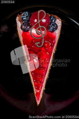 Image of Closeup of a delicious dessert