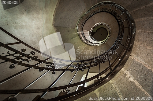 Image of Round stairs in a church