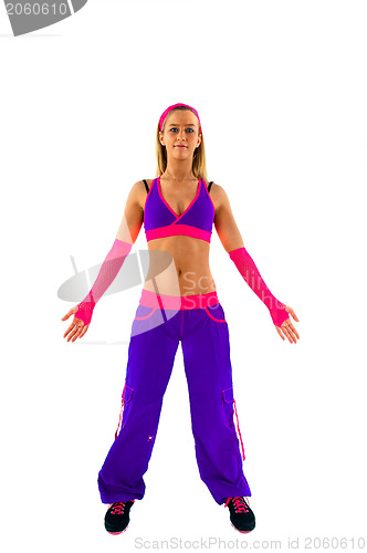 Image of Young fitness instructor