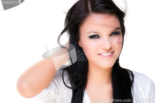 Image of Portrait of a beautiful young woman
