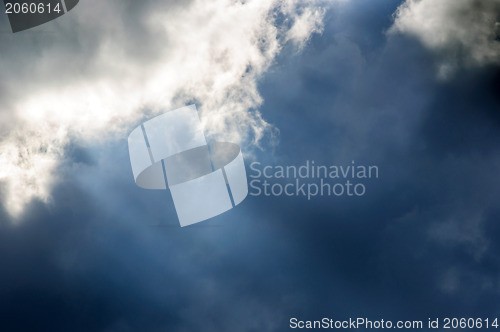 Image of Deep blue sky