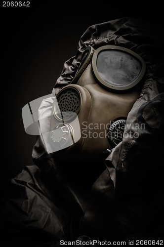 Image of Man in protective suit