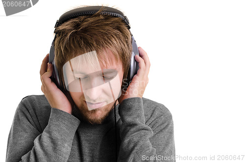 Image of Young man with headphones