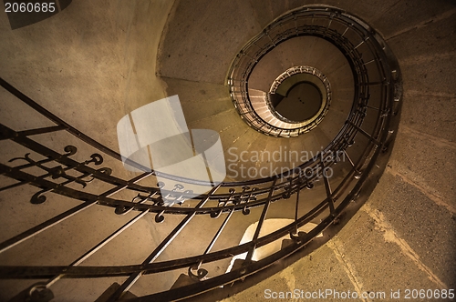 Image of Round stairs in a church