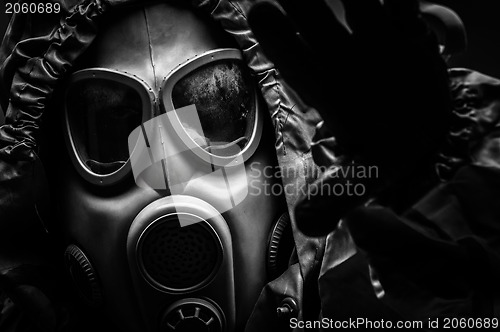 Image of Man in protective suit