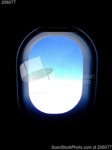 Image of Airplane window