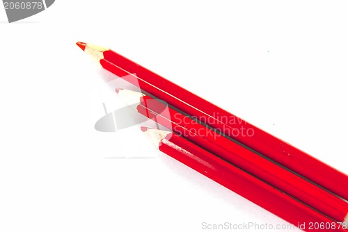 Image of red pencils