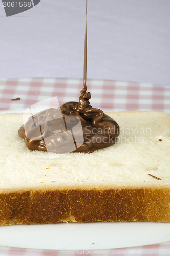 Image of Pouring chocolate