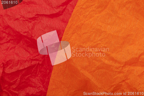 Image of Background of old crumpled paper