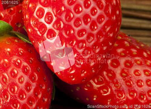 Image of Strawberries close up