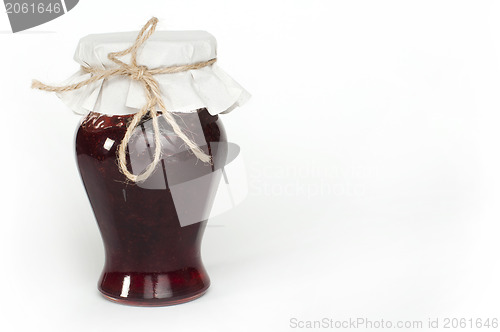 Image of Jar of strawberry jam