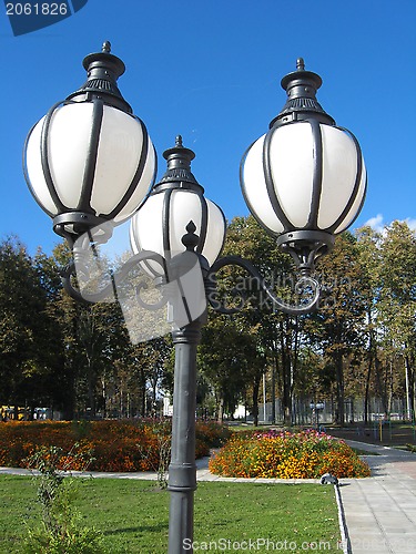 Image of Lanterns in city park