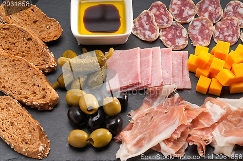 Image of assorted cold cut platter