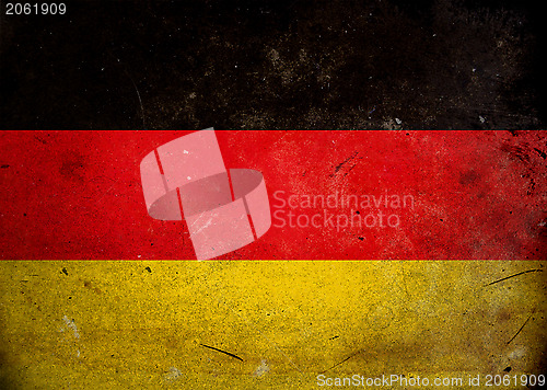 Image of Grunge Flag of Germany