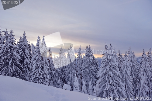 Image of mountain winter landscape